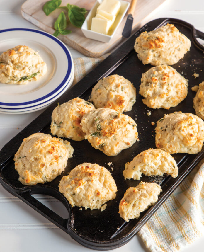 Herb and Cheese Drop Biscuits