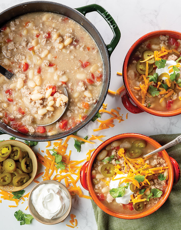 White Bean and Turkey Chili