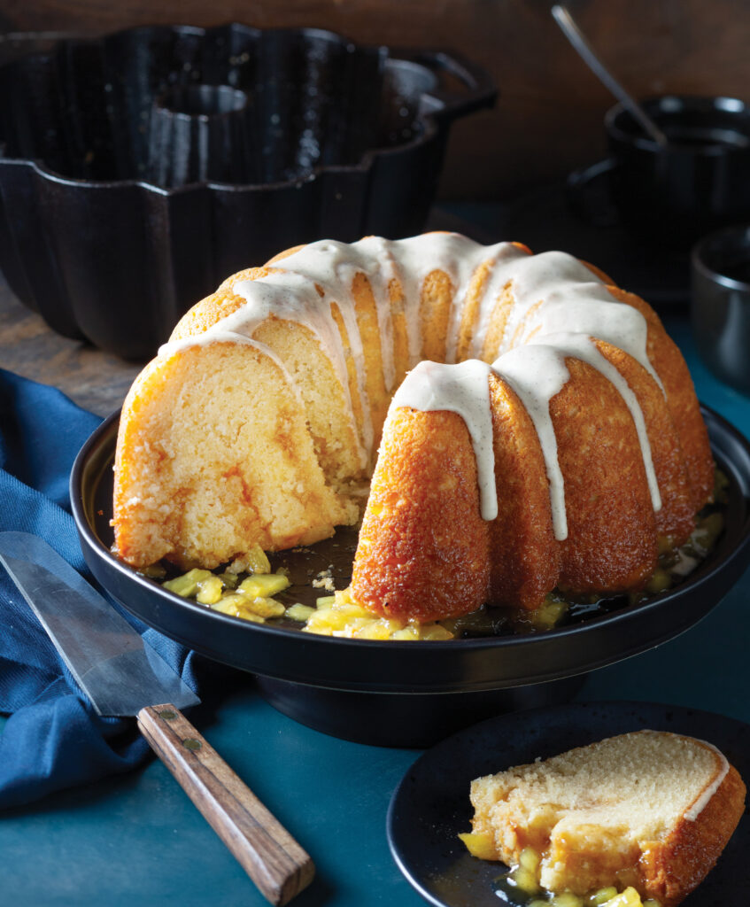 Spiced Pineapple-Rum Bundt Cake