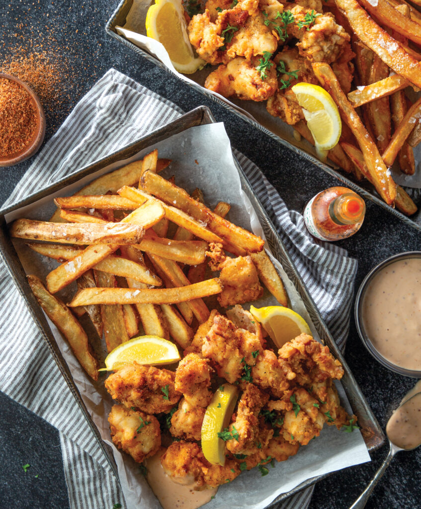 Crispy Cajun-Fried Alligator with Comeback Sauce