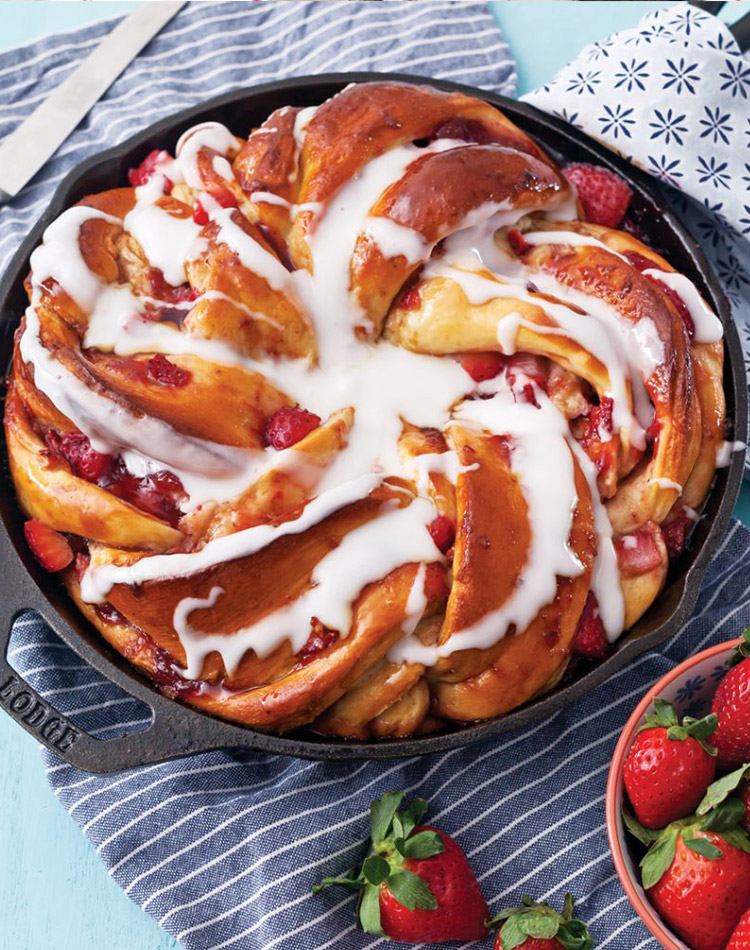 This gorgeous Strawberry Swirl Bread is a hypnotic spin on classic sweet rolls and a total brunch (or dessert) showstopper. 