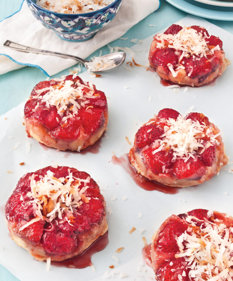 A spring dessert you can actually share? Mini Strawberry Upside-Down Cakes. These are great for gatherings, but we wouldn’t blame you if you kept some—all?—to yourself. 