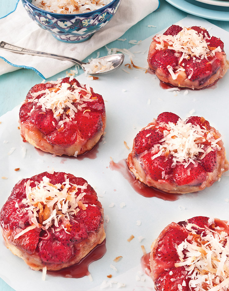 A spring dessert you can actually share? Mini Strawberry Upside-Down Cakes. These are great for gatherings, but we wouldn’t blame you if you kept some—all?—to yourself. 