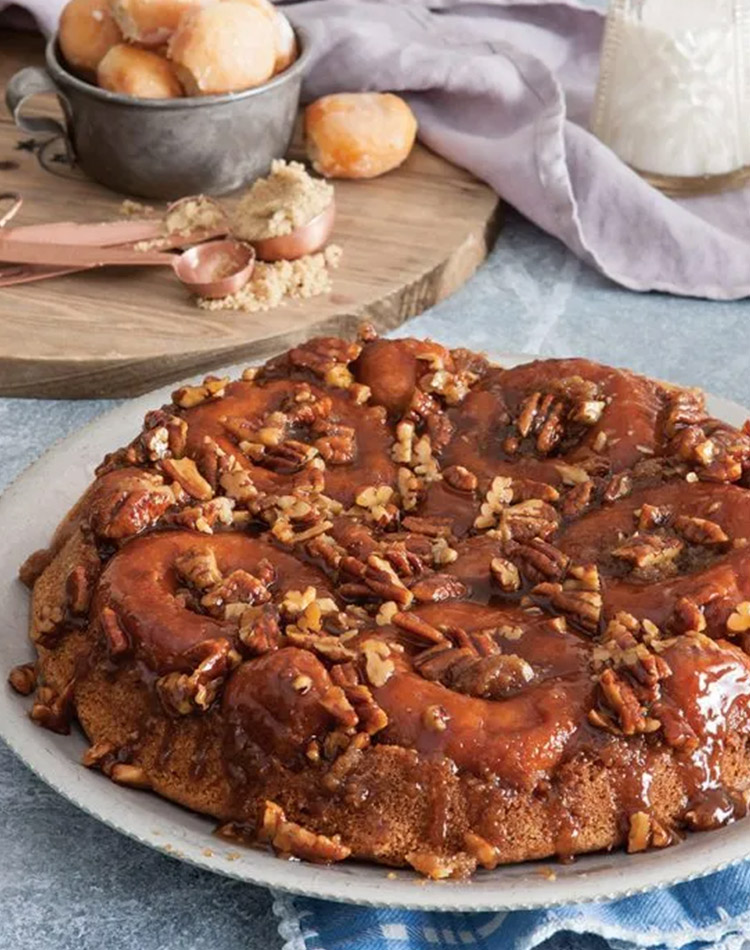 Upside-Down Doughnut Cake