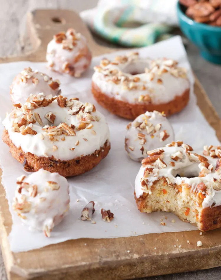Carrot Cake Doughnuts