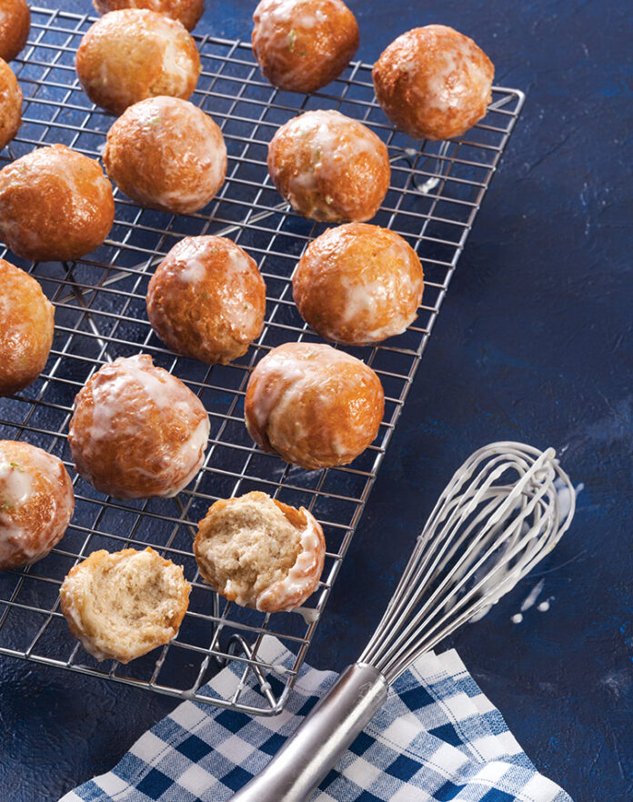 Dark and Stormy Doughnut Holes