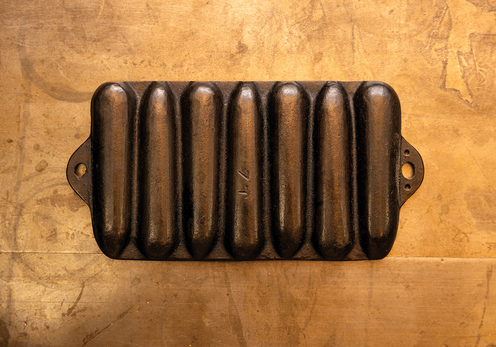 A rare cornbread pan from Lee Campbell's collection