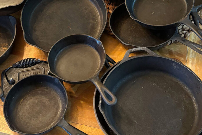 A sprawling cast-iron collection from one of our readers. We wanted to see some of your favorite unique or antique pieces, and naturally, each one had a story to tell. 