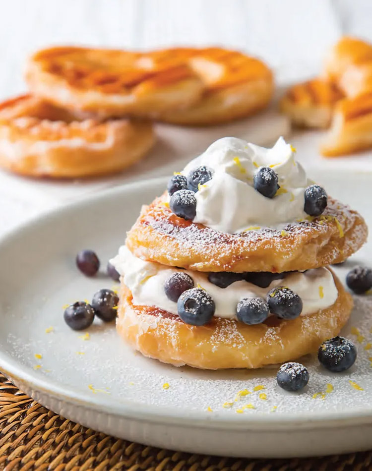 Grilled Doughnut Stacks