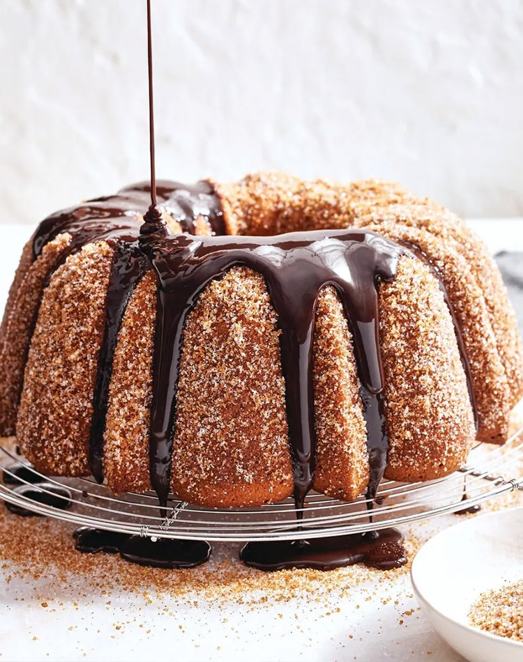 Cinco de Mayo menu: Churro and Chocolate Pound Cake
